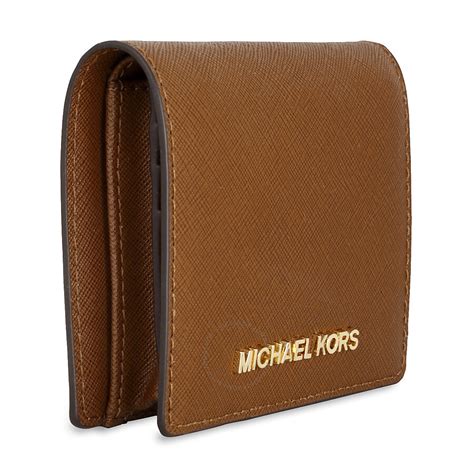 michael michael kors jet set travel saffiano leather card holder|Jet Set Travel Medium Saffiano Leather Accordion Card Case.